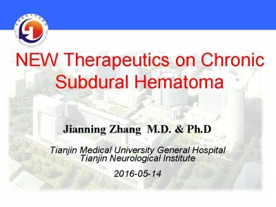 NEW Therapeutics on Chronic Subdural Hematoma